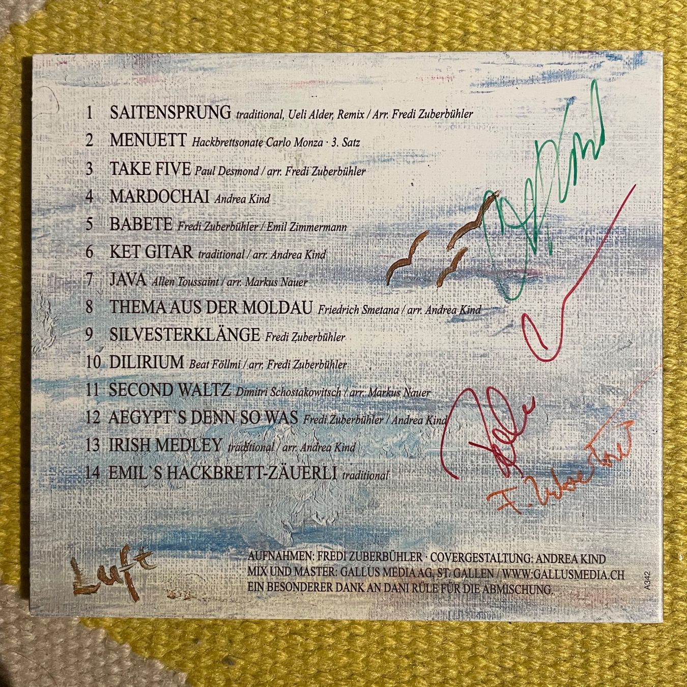 CD: ANDERSCHT-MIT UNTERSCHRIFTEN SAITENFLUG (DIGIGPACK) – Usato da Rorschacherberg venduto da CD-Roli 2