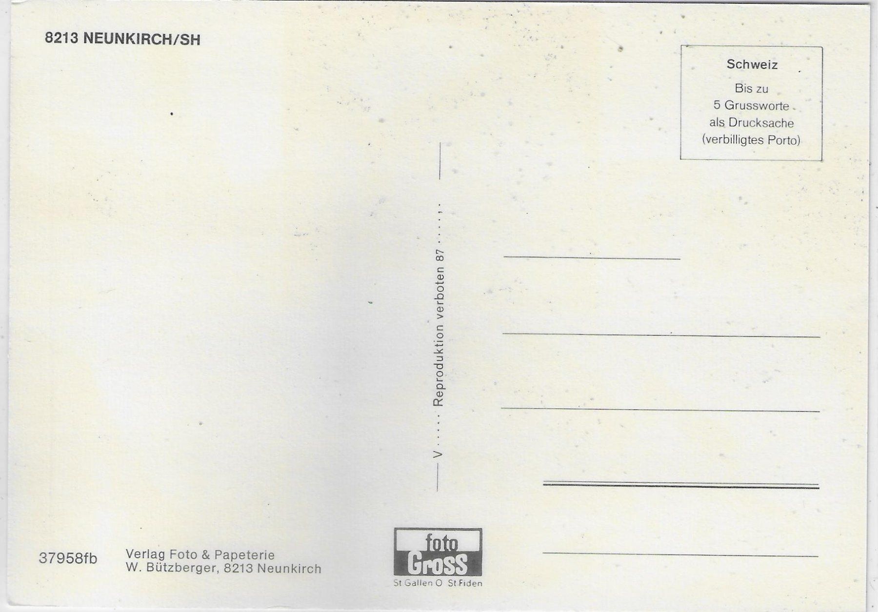 Cartoline postali: Neunkirch SH - Multiview – Usato da Ettingen venduto da Kartenplanet 1