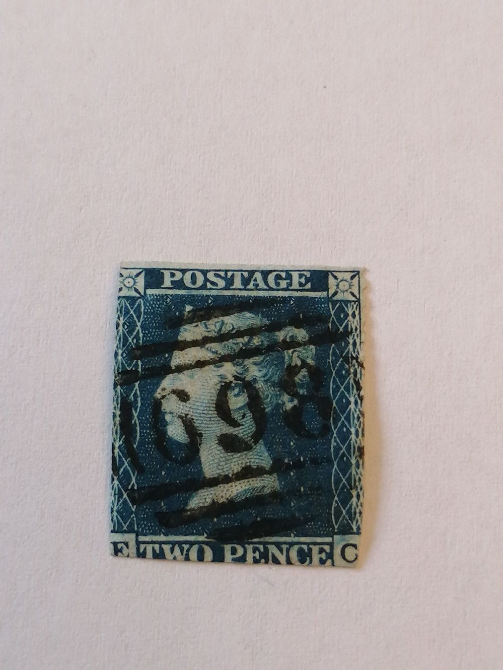 Tous les timbres: Two Pence Blue 1855  – D'occasion à Happerswil par tschergi