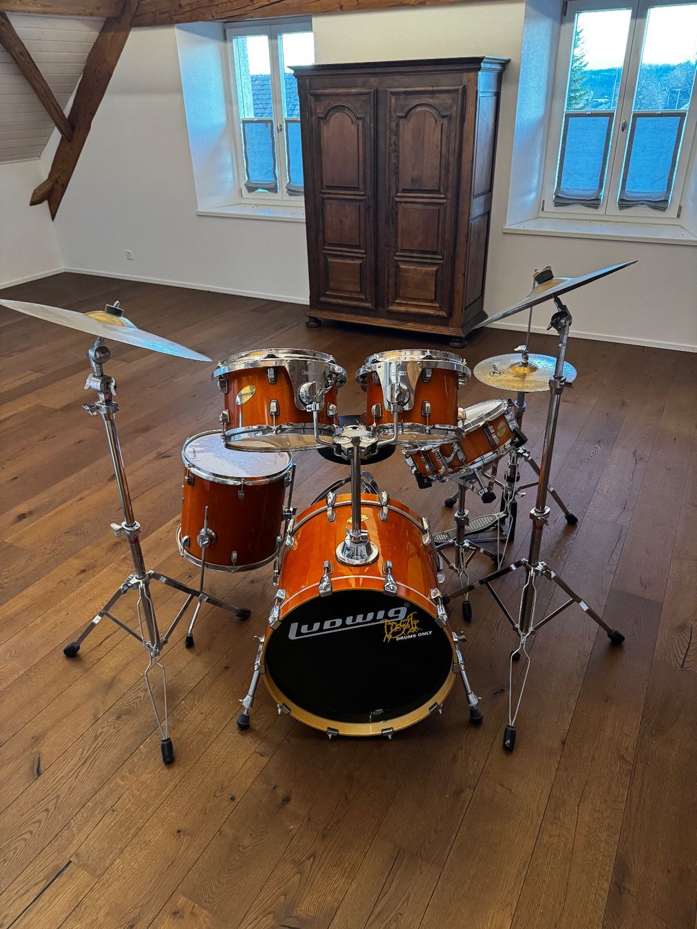 Ludwig Musikinstrumente: Ludwig Accent CS Custom Drum Kit – Gebraucht aus Nesselnbach von Oscar_guy_66 1