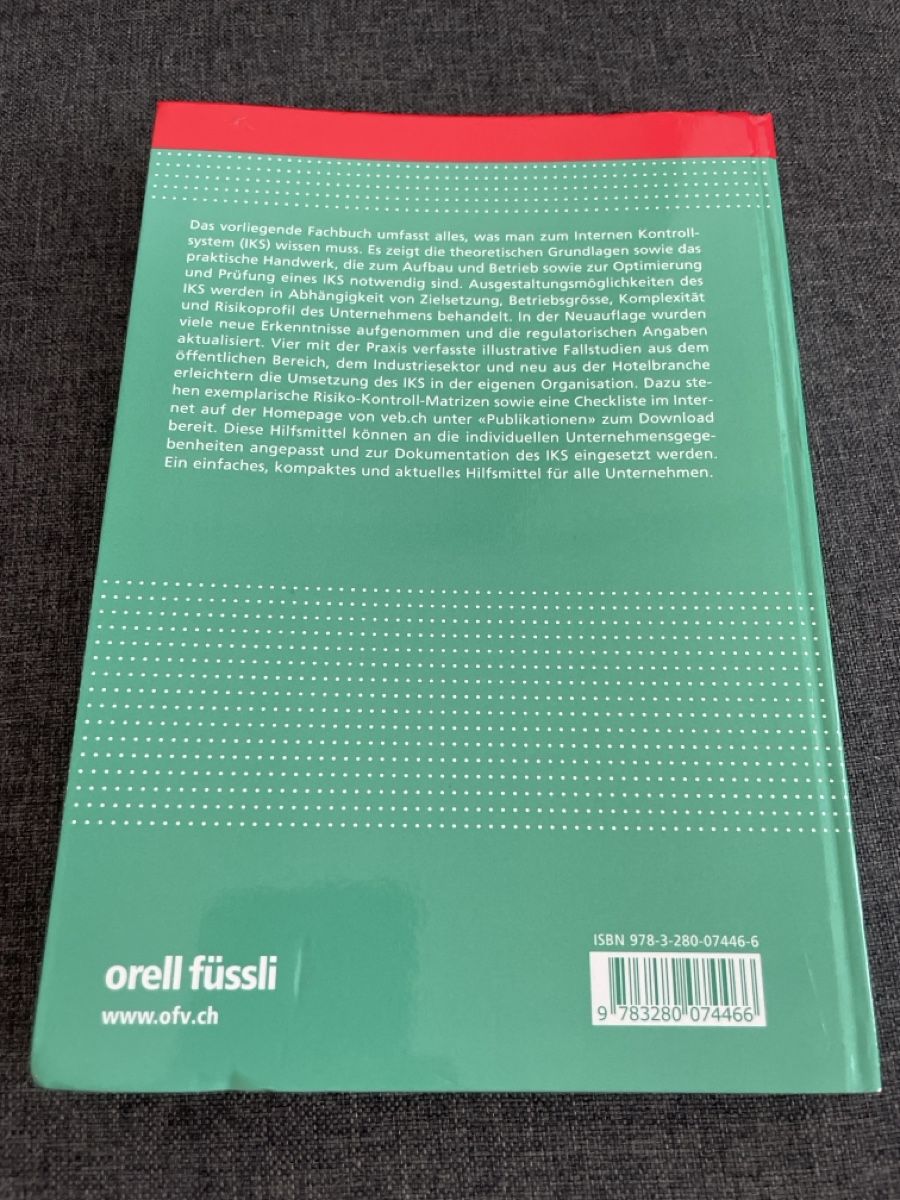 Libri: Schweizer Leitfaden zum Internen Kontrollsystem (IKS) – Usato da Thun venduto da Tomsii 1