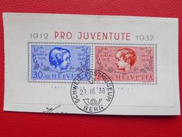 1937 J83I+J84I vom POSTMUSEUM BERN, sehr schön, Kat: 70.-+