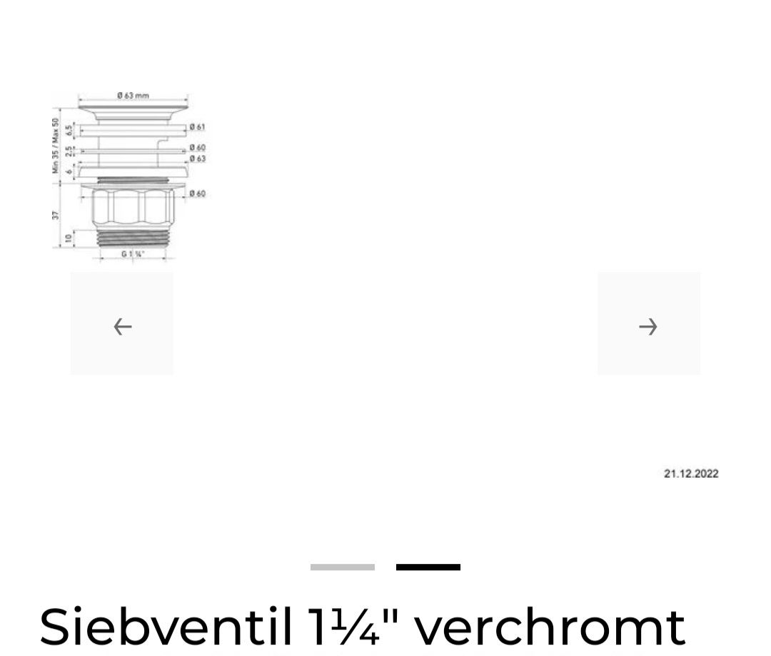 Neoperl Rubinetteria: Siebventil 1¼" verchromt/Neoperl – Nuovo e nell'imballaggio originale da Chur venduto da Sihar 1