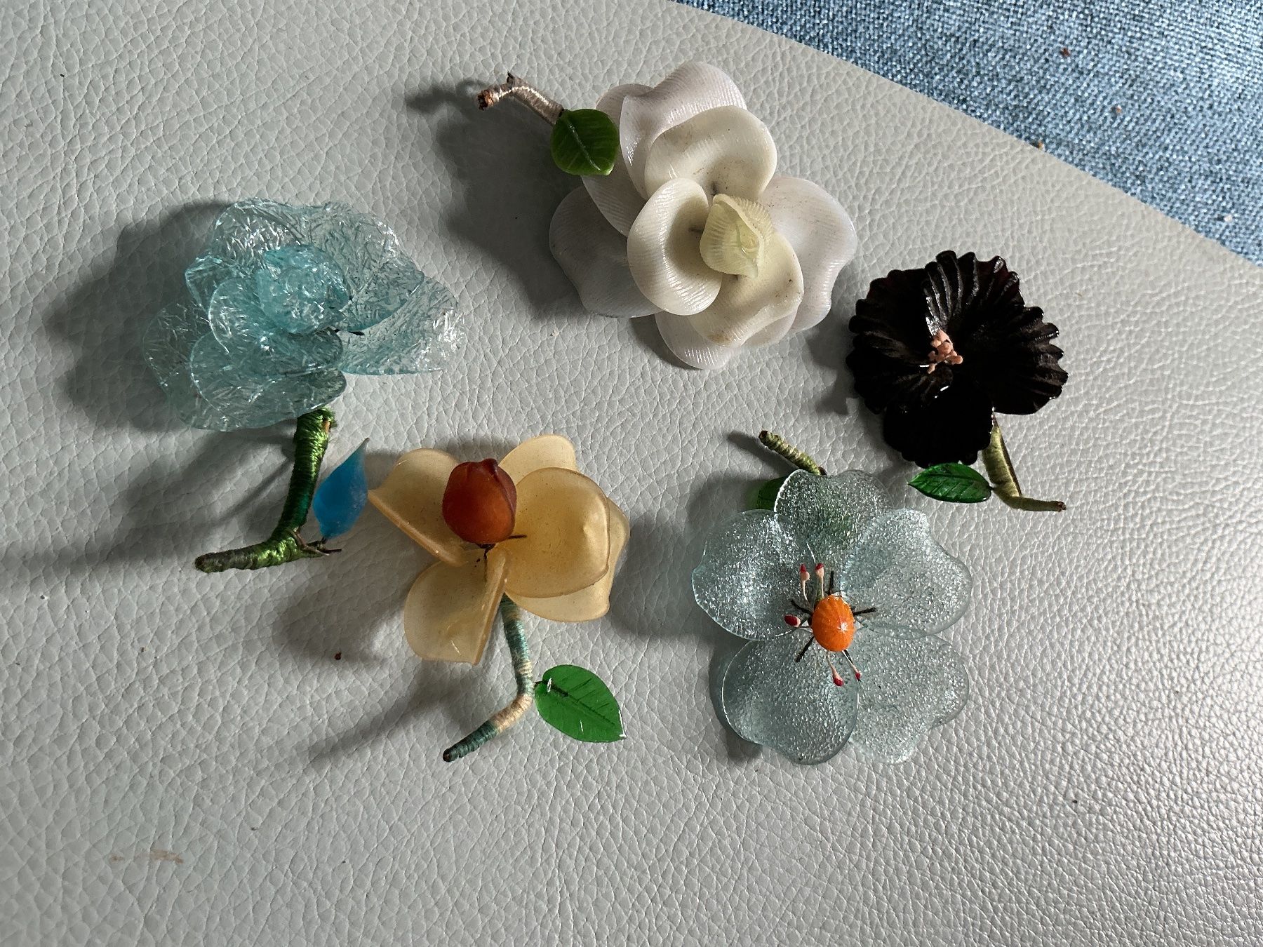 Gablonzer Broches & Aiguilles: Gablonzer Broschen Blumen-Set – D'occasion à Wettingen par Andres54 3