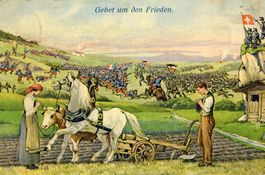 Zürich  ZH  -  Gebet um den Frieden  /   1. Weltkrieg  1915