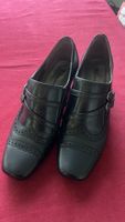 Tamaris Lederschuhe Schwarz Gr. 37 Herbst Schnalle Top!