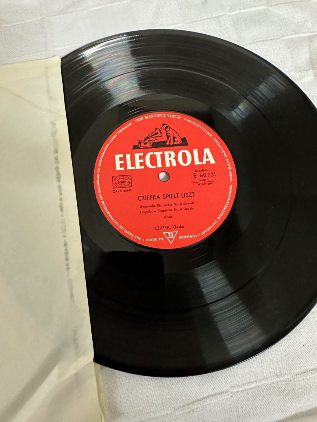 Vinyles: LP LISZT CZIFFRA 1966 – D'occasion à Ostermundigen par wini63 3