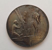 Antike Souvenir  Medaille Münze Paris Eiffelturm Tour Eiffel
