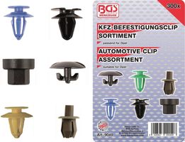 Kfz-Befestigungsclips-Sortiment für Opel, Ford, PSA, usw.