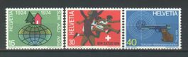 1974, Nr.548–550, Sonderpostmarken I **