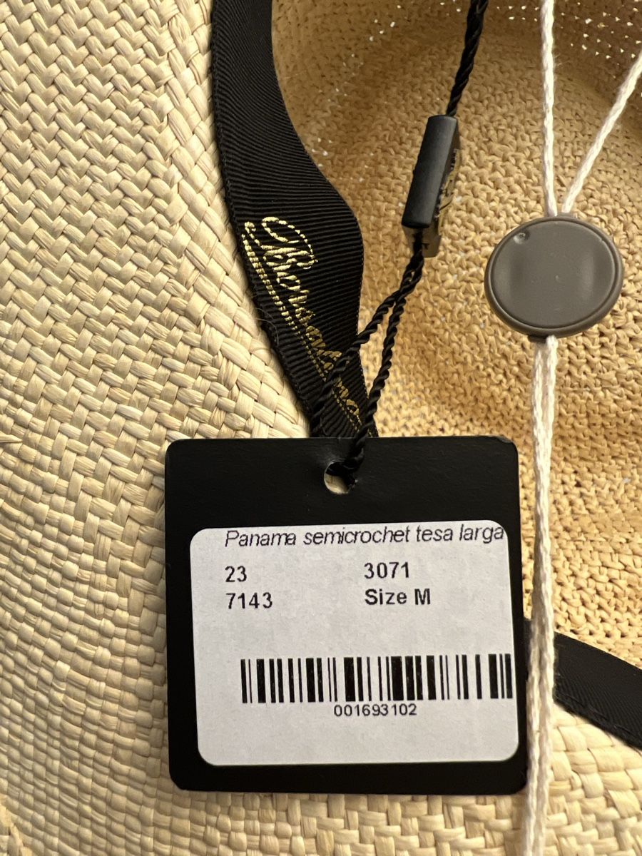 Borsalino Copricapi, berretti & cappellini: Borsalino sunhat fedora- new – Nuovo e nell'imballaggio originale da Corsier GE venduto da Karol_save_planet 4