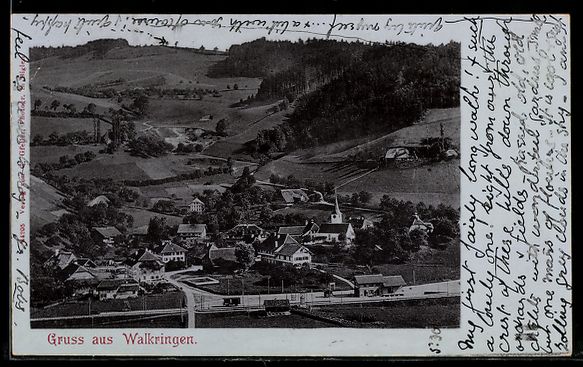 Cartes postales: AK Walkringen, Totalansicht – D'occasion à Berlin par bartko-reher