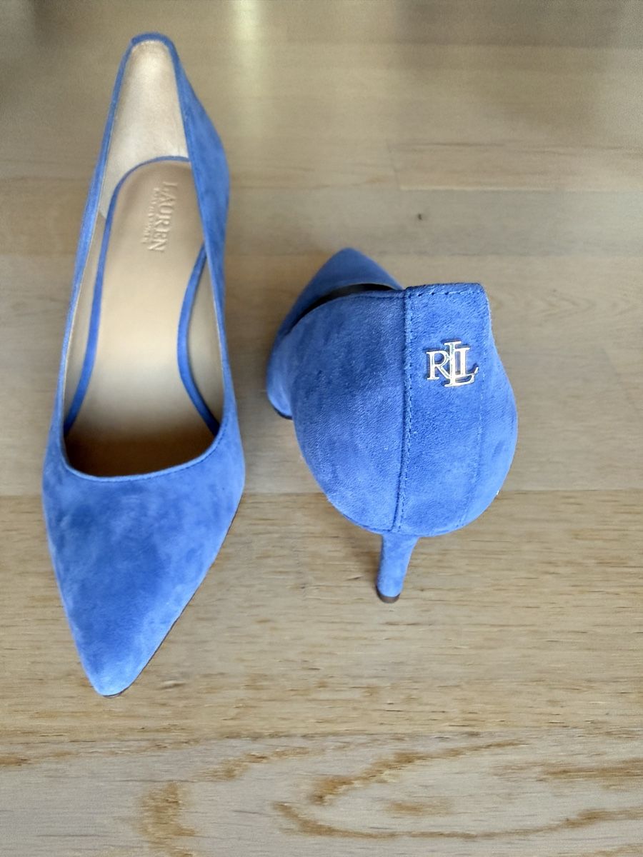 Pompe & Parti di ricambio: Ralph Lauren Wildleder Pumps – Nuovo e nell'imballaggio originale da Zürich venduto da szi_25tn