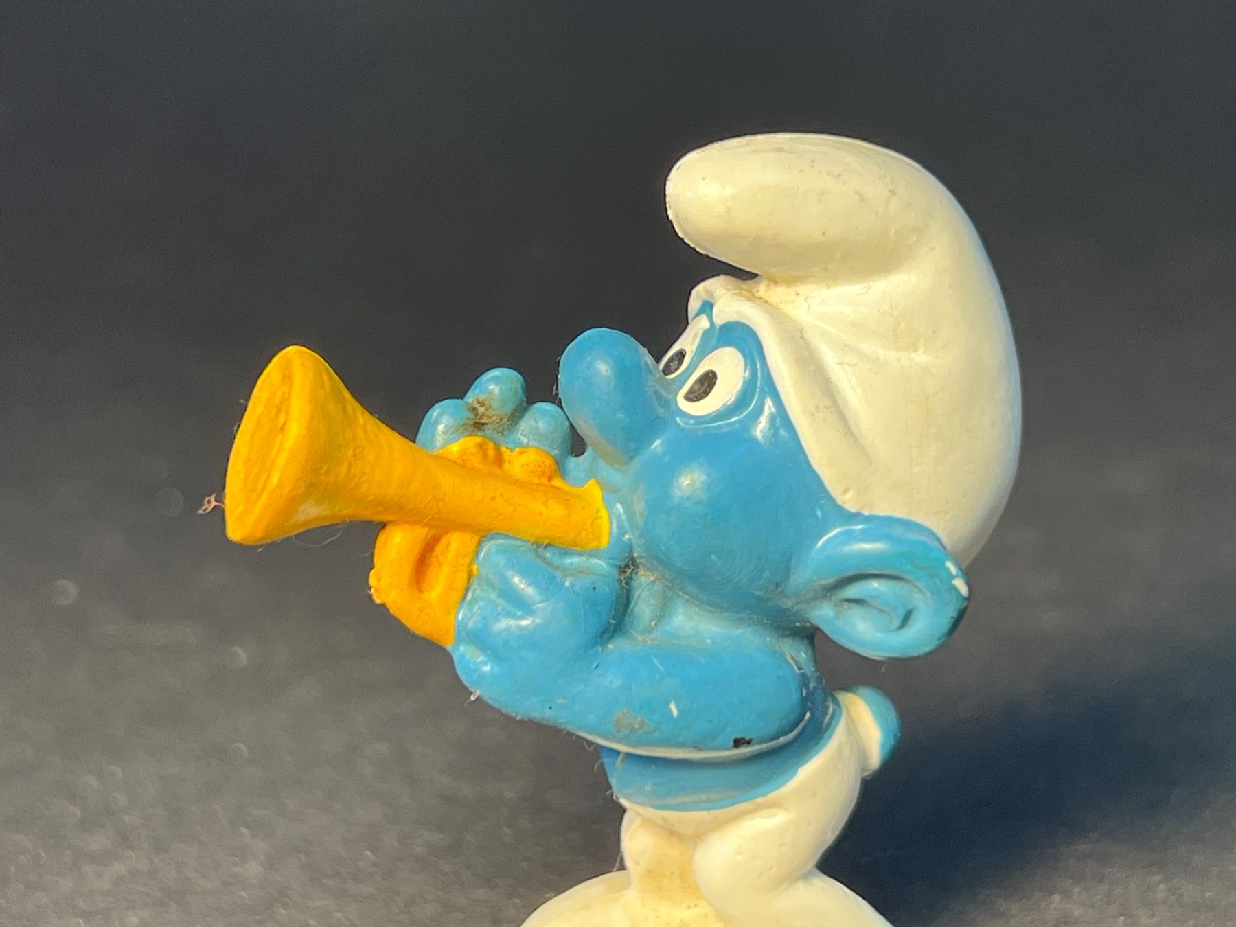 Bullyland Statuette: 20072 Schlumpf mit Horn – Usato da Ennetbaden venduto da mapa05 3