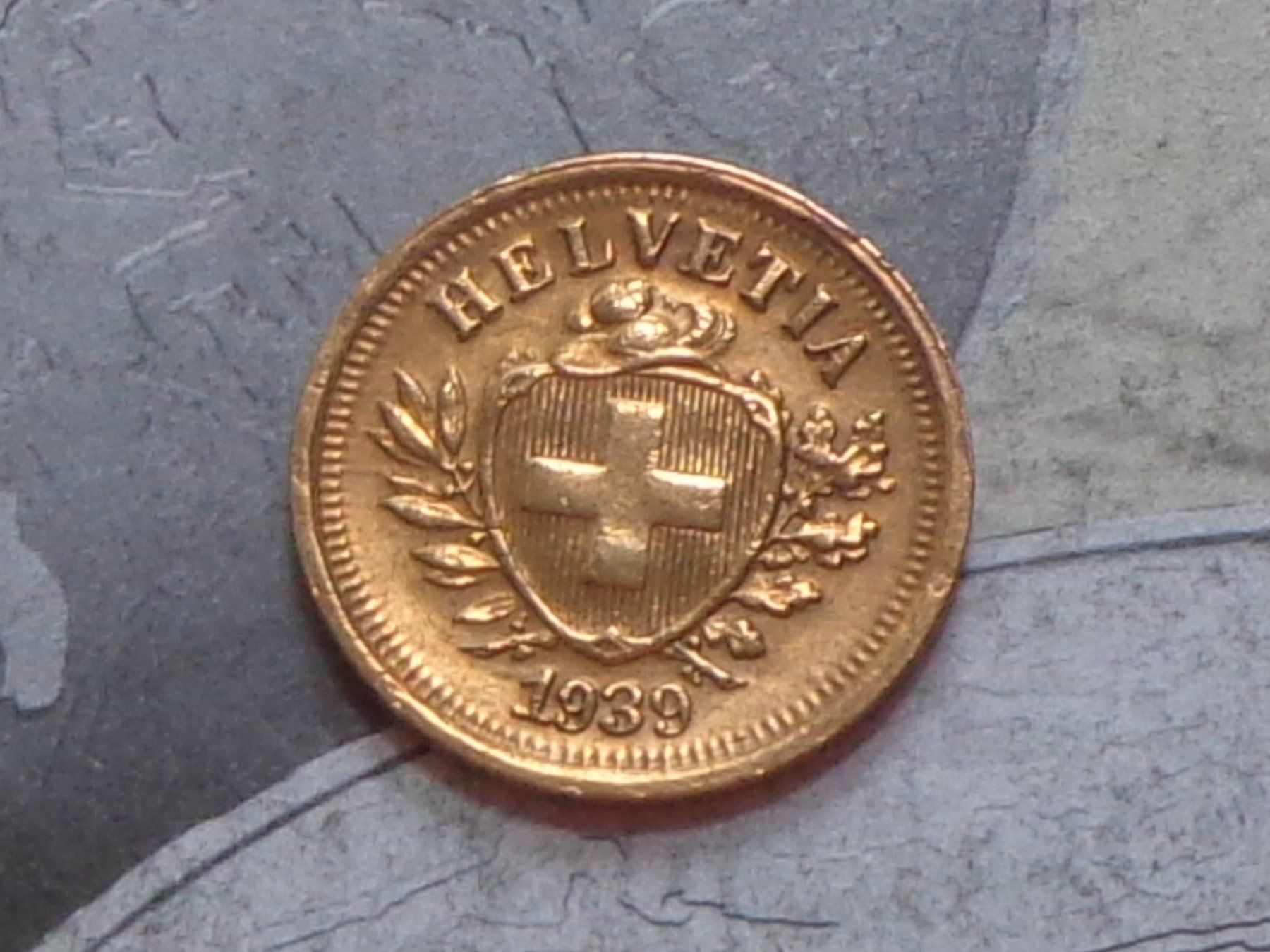 Toutes les monnaies: 1 ct 1939 B - Très RARE – D'occasion à Pully par UCA01