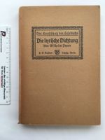 Die lyrische Dichtung (1916)