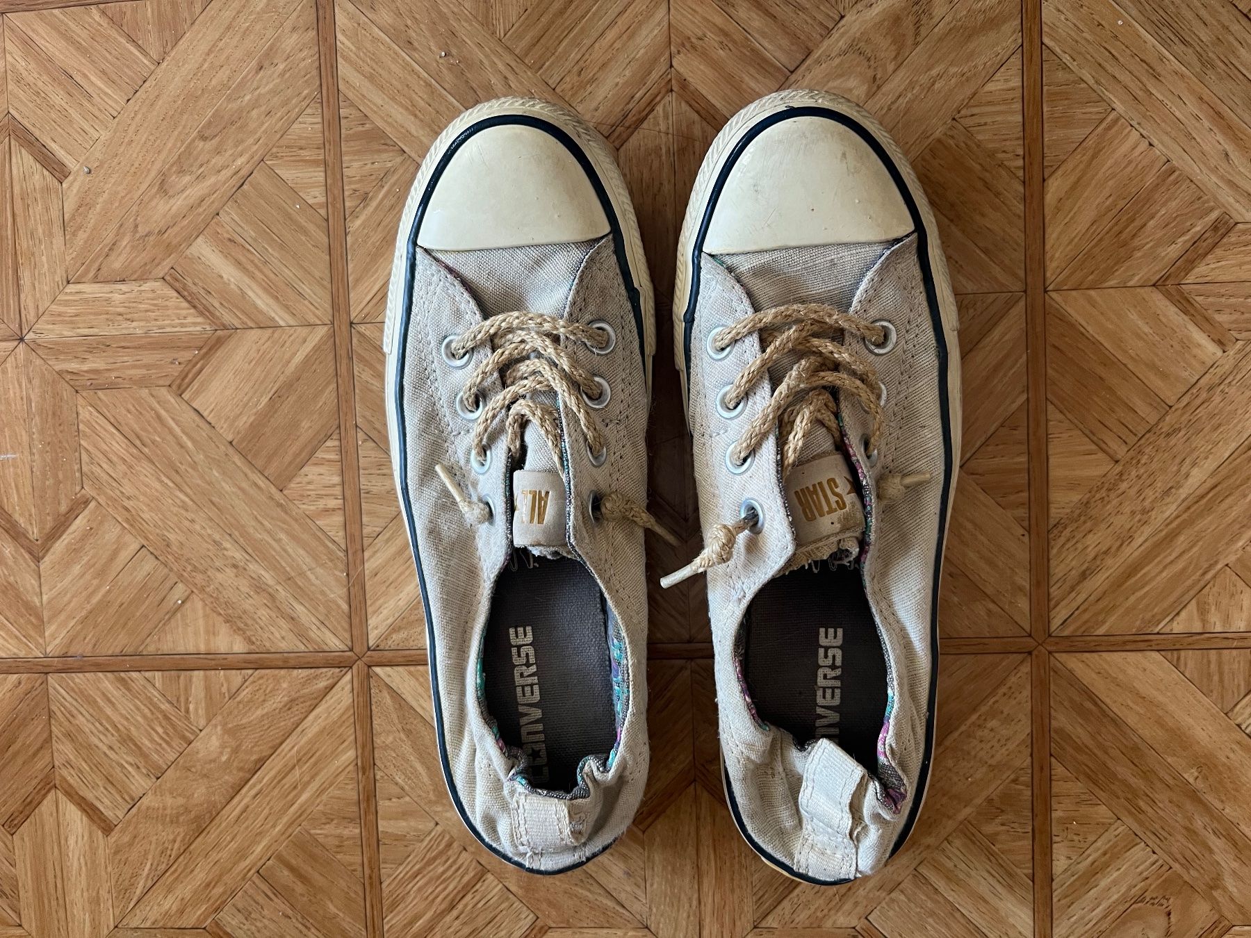 Converse Scarpe da donna: Converse All Star, low, beige, Grösse 38 – Usato da Chiasso venduto da ludi_a6 1