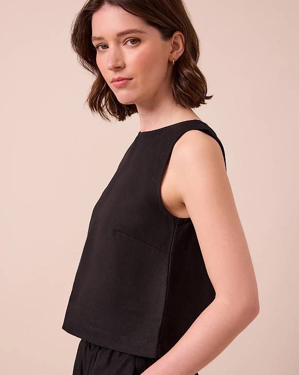 Top: Beyond Nine Esme Leinen Top – Usato da Winterthur venduto da Veman 2