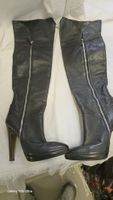 Overknee Lederstiefel – Roberto Cavalli – High Heel 13 cm –