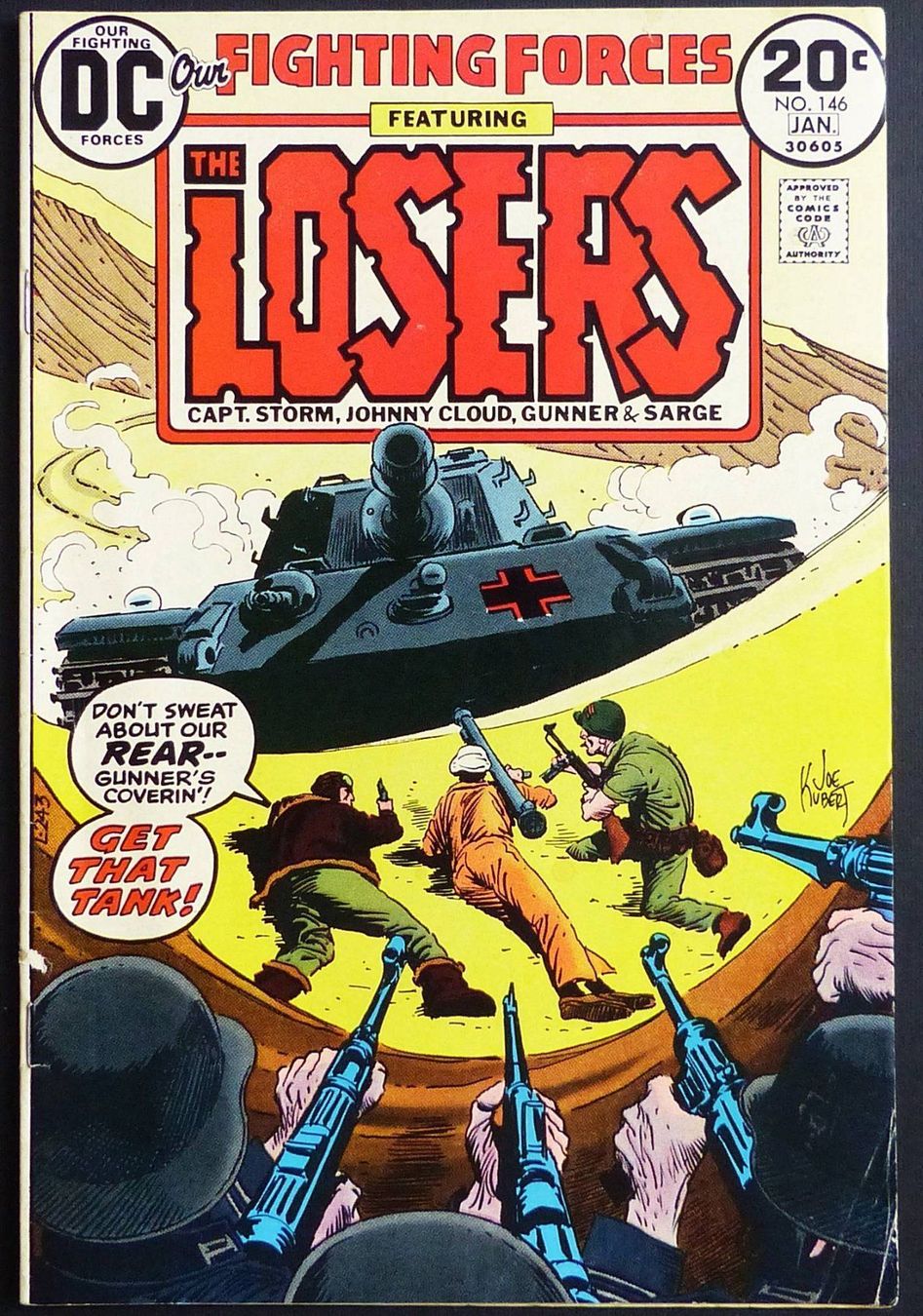 BD: UNKNOWN SOLDIER 216 OUR FIGHTING FORCES 146 WAR JOE KUBERT – D'occasion à Lugano par YouWantUS 5