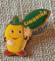 K749 - Pin Zitrone Limonina Flasche