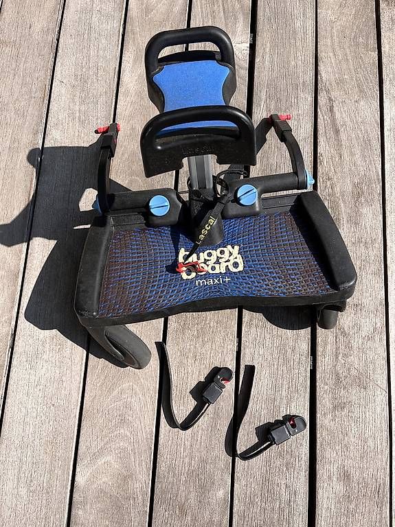 Lascal Accessoires pour poussettes: Lascal Buggy Board Maxi+ mit Sitz blau inkl. Adapter Kit – D'occasion à Cham par nininanana