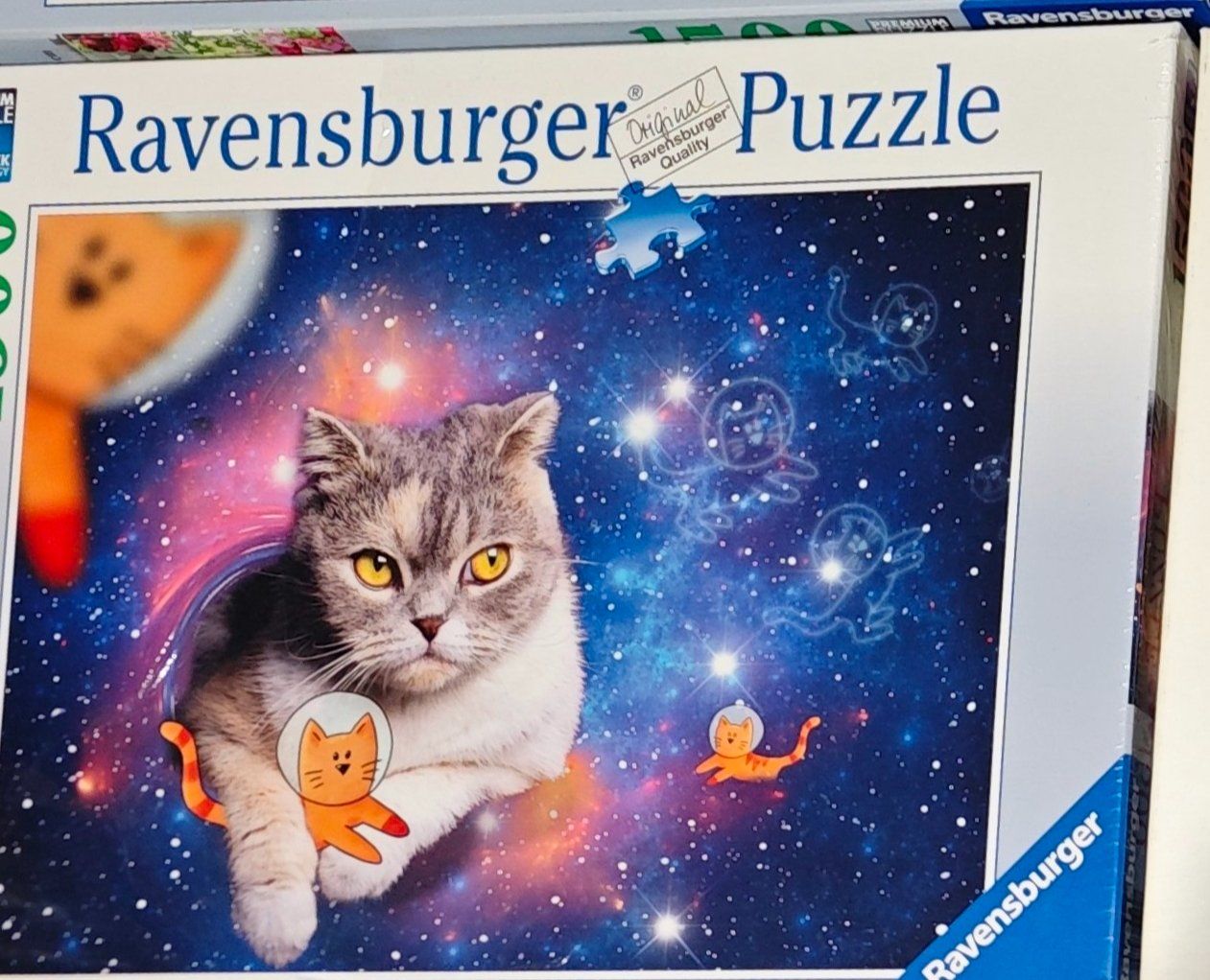Ravensburger Puzzle: Puzzle Katze im Weltall Neu – Nuovo e nell'imballaggio originale da Aesch BL venduto da desi1991