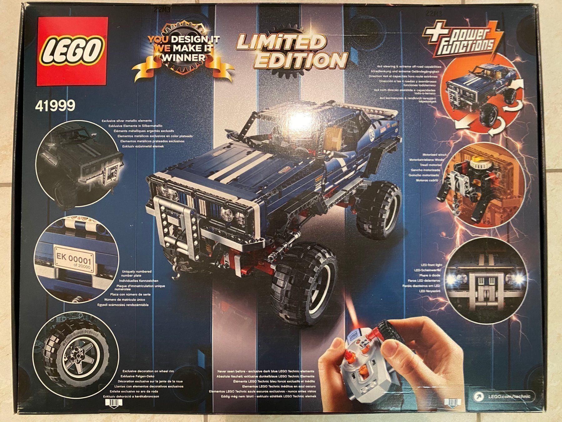 Technics Kit di costruzioni: Lego 41999 4x4 Off-road Limited Edition – Nuovo e nell'imballaggio originale da Echandens venduto da garfield114