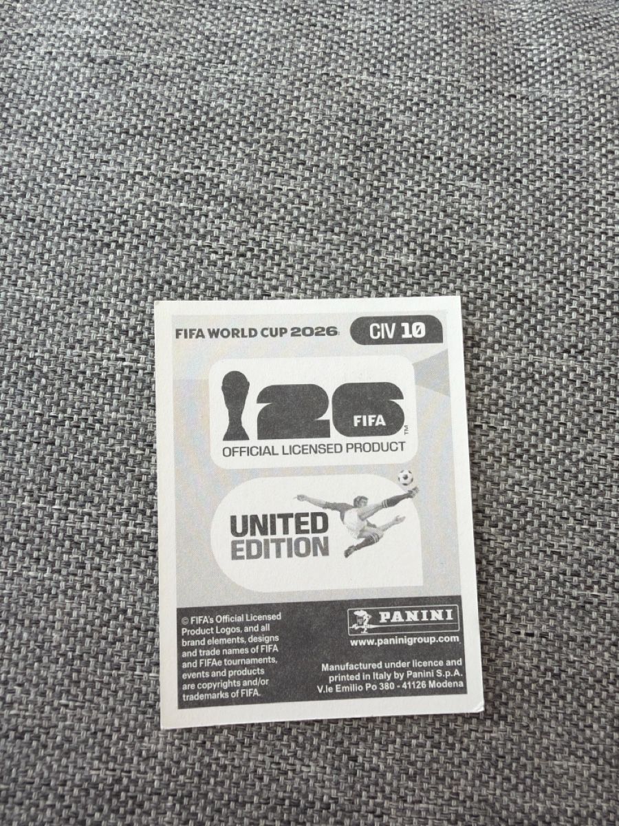 Panini Carte collezionabili: FIFA World Cup 2026 Sticker United Edition CIV 10 – Nuovo e nell'imballaggio originale da Kriens venduto da saby24