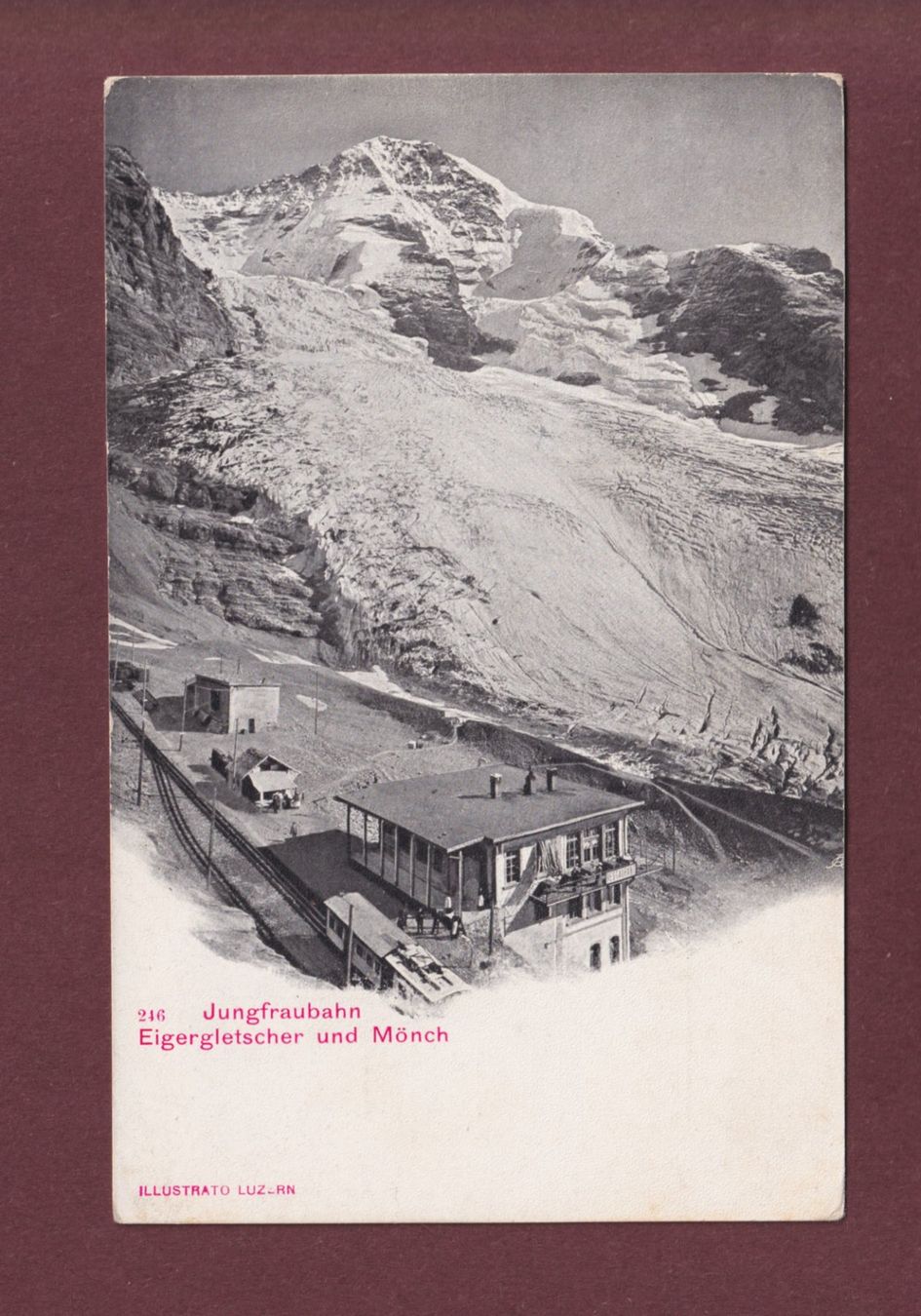 Cartes postales: Jungfraubahn - EIGERGLETSCHER - Mönch – D'occasion à Pully par nicecards