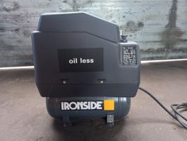neuer Luftkompressor 1,5 PS  IRONSIDE 6L oellos , 200L/min