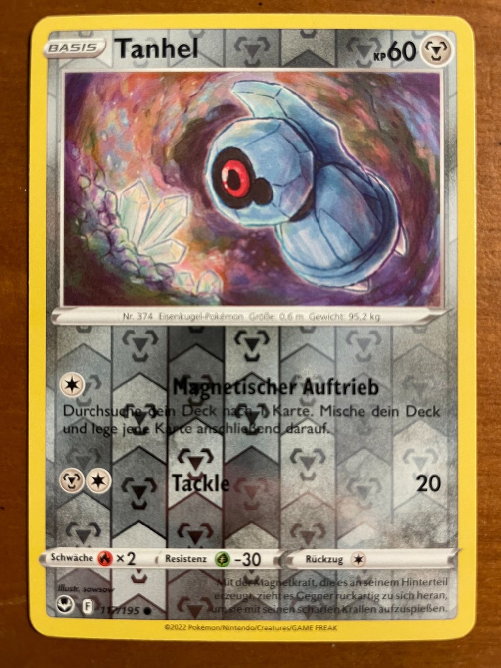 Pokémon Carte collezionabili: Pokemon Tanhel Reverse (Versand gratis) – Nuovo (secondo la descrizione) da Chur venduto da Angerson