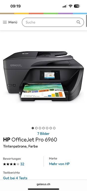 Drucker: HP OfficeJet Pro 6960 Drucker – Gebraucht aus Nidau von kes_t5gx 3