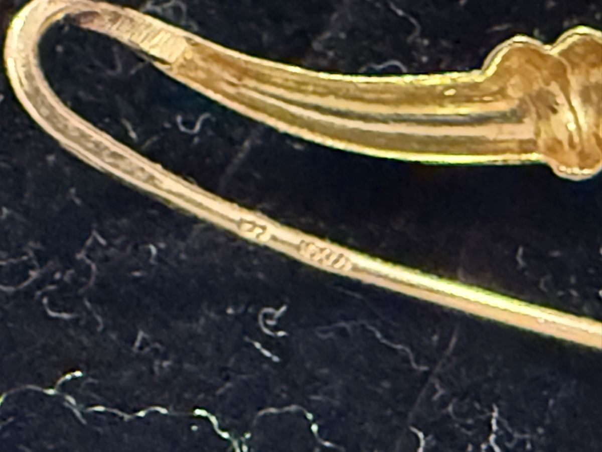 Boucles d'oreille: Ohrhänger 750 Gold  – D'occasion à nidau par sunset2016 1