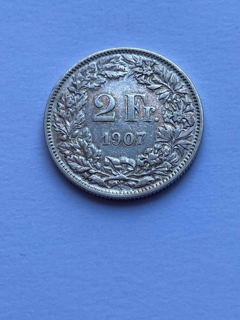 Tutti le monete: Schweiz 2 Franken 1907 fast vorzüglich – Usato da Muralto venduto da manueldisaba01