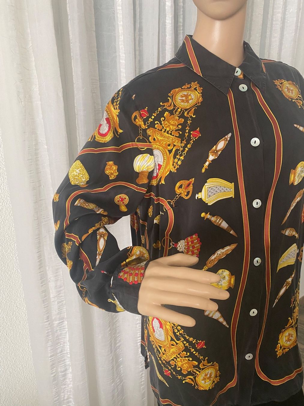 Peter Hahn Camicette: 100% Seide - zeitlose PETER HAHN Klassiger Bluse, nero, 46 – Nuovo (secondo la descrizione) da Winkel venduto da ferrari2022 1