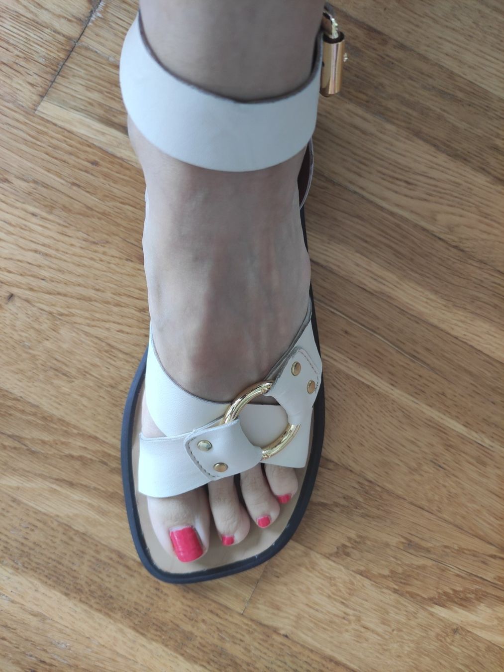 Scarpe da donna: Sandale weiss Gr.39 von ASRA – Nuovo (secondo la descrizione) da Schliern b. Köniz venduto da Pecannut 2