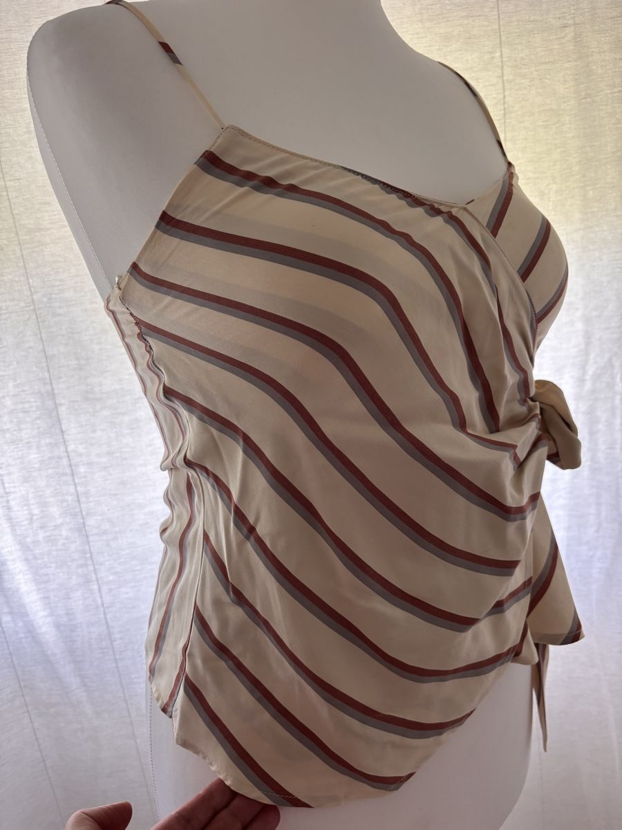 Mango Top: Mango Top, Gr. S, gestreift, Wickel-Optik, Sommer – Nuovo (secondo la descrizione) da Wangen ZH venduto da tel_gxb5 1
