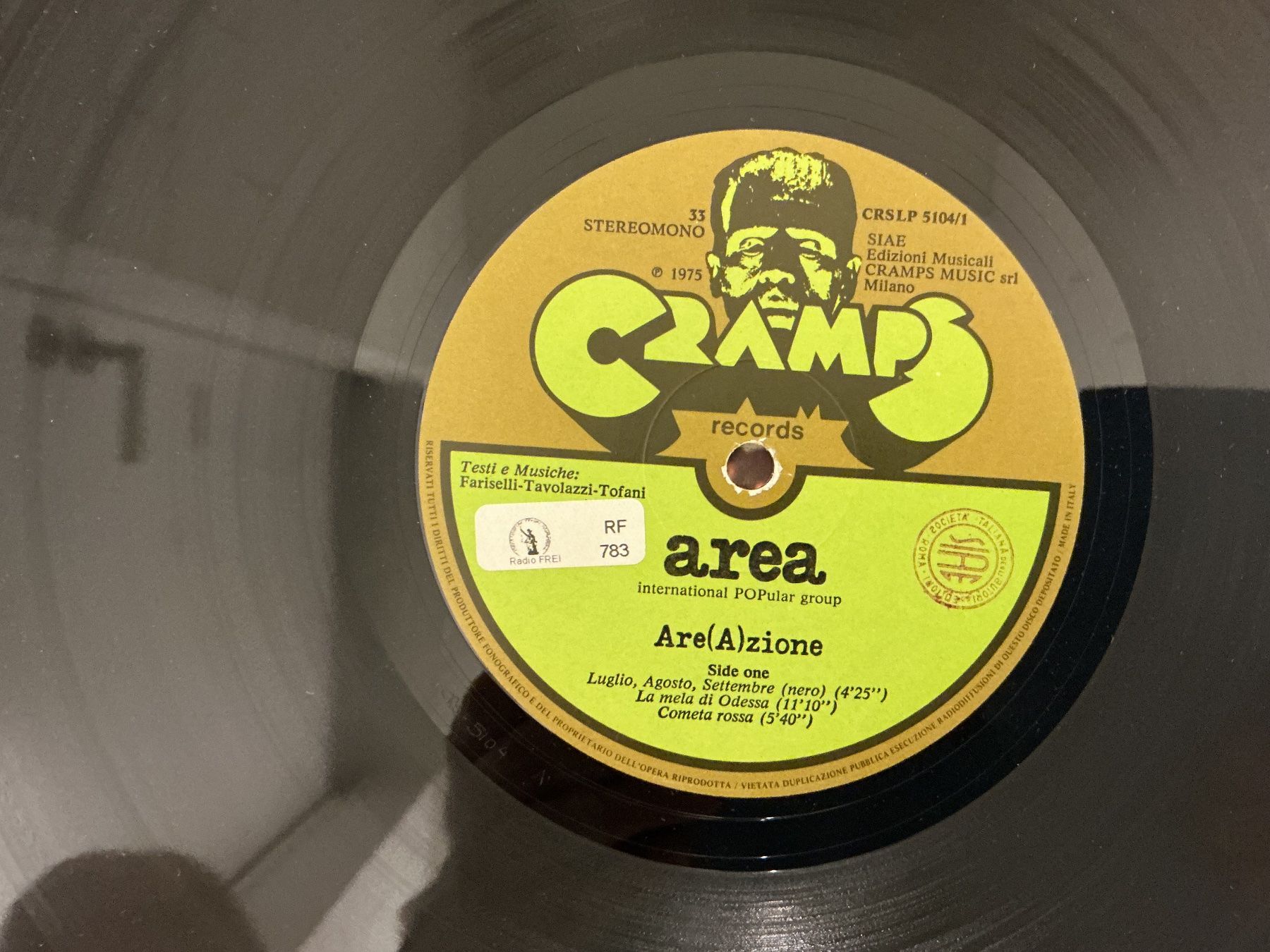 Dischi in vinile: AREA LP - Are(A)zione – Usato da Winterthur venduto da Tumko_7_Vinyl 2
