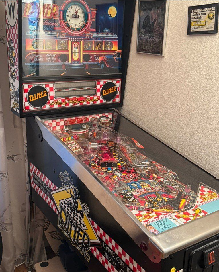 Williams Flipper: Diner Williams Pinball 1990 – Usato da Zürich venduto da Vinhanh