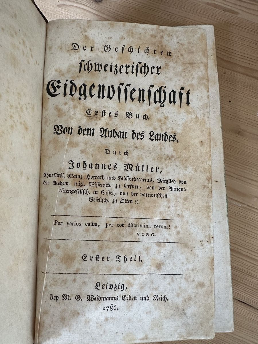 Libri: Müller, Geschichten schweiz. Eidgenossenschaft, 1786-1844 – Usato da Winterthur venduto da Bb69 1