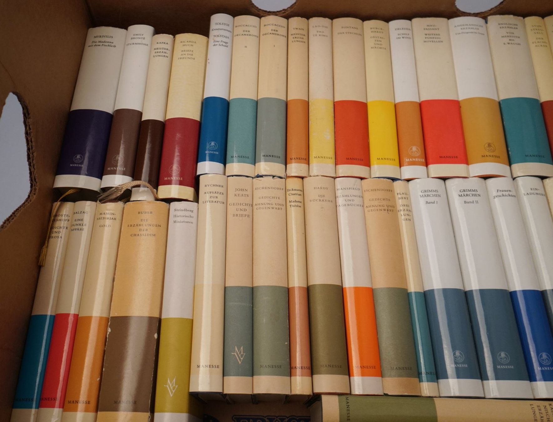 Libri: Manesse Bücher-Sammlung (54St.) – Usato da Volketswil venduto da brockipfannenstil 4