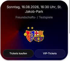 Basel Barca 1x Ticket Sektor D1
