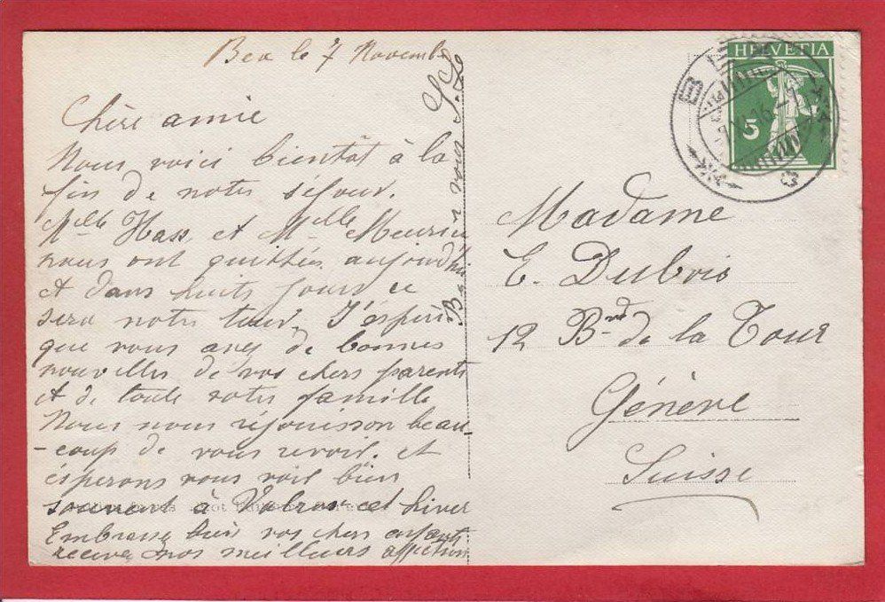 Cartoline postali: BEX 1916 – Usato da Grüningen venduto da Kartenlaube 1