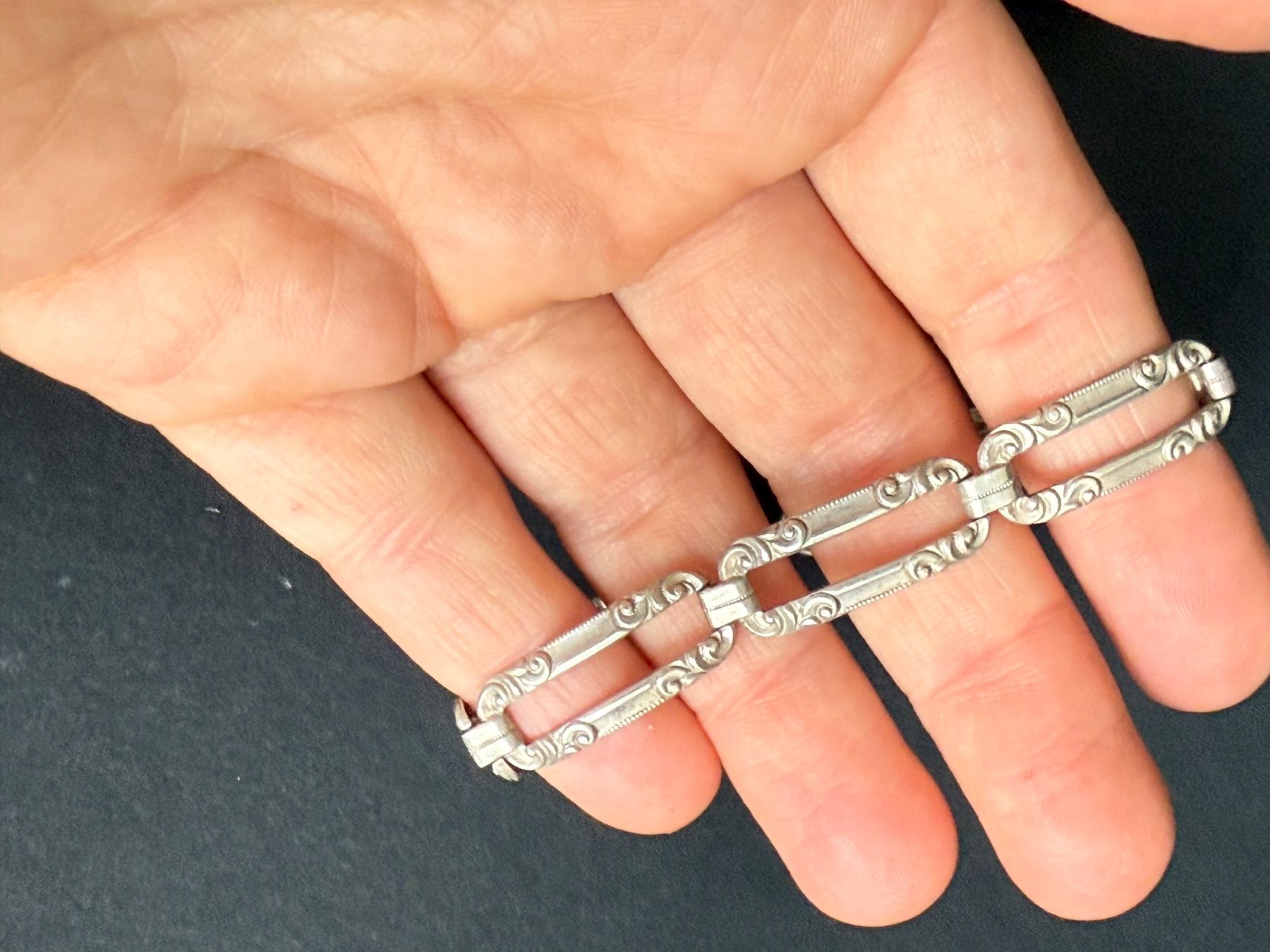Bracciali & Braccialetti: Biedermeier Silber Armband 835 – Usato da Spiegel b. Bern venduto da Rogger72 3