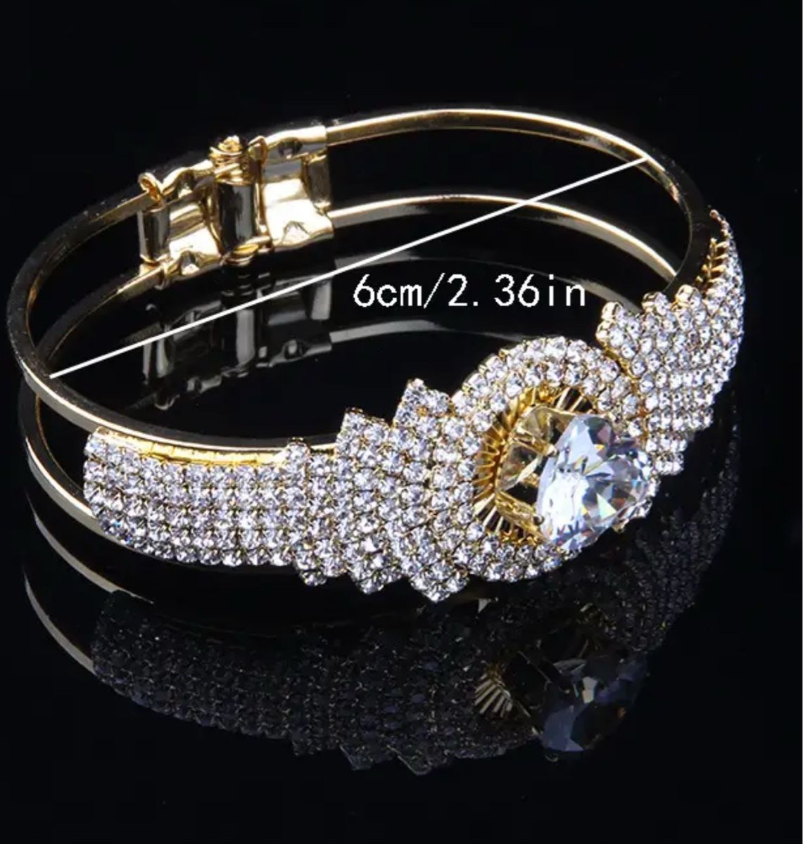 Bracciali & Braccialetti: Vergoldeter Armband mit funkelnder Steinen – Nuovo e nell'imballaggio originale da Kehrsatz venduto da Matumbaaa 2