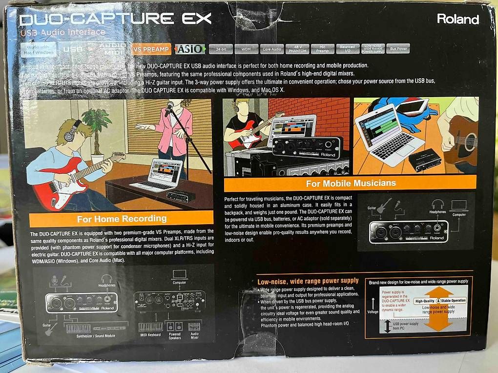 Equipement studio: Roland Duo Capture EX USB Audio Interface – D'occasion à Meilen par sbeu1855 1