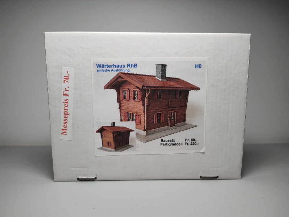 HR Modellbau Wärterhaus RhB H0 Bausatz (Neu und originalverpackt) in ...