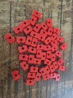 lego 32064 lot de 50 pièces Red Technic, Brick 1 x 2