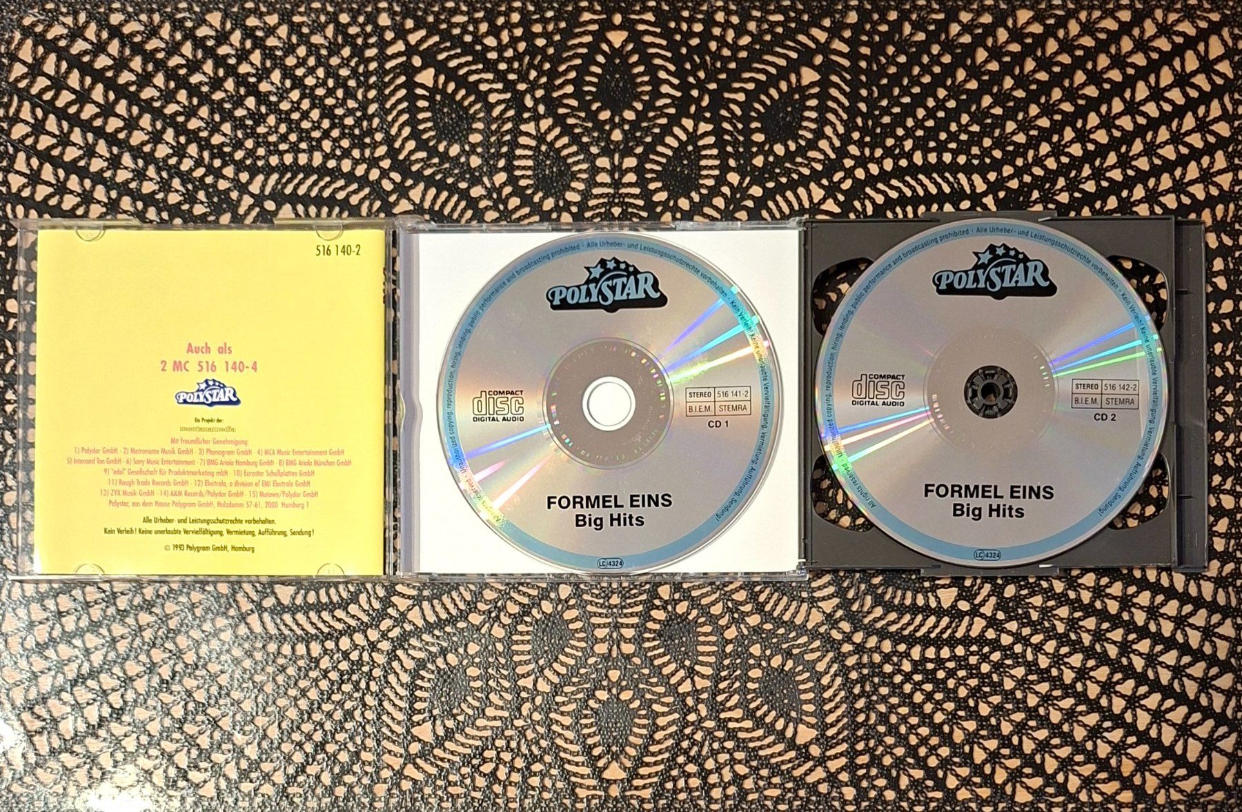 CD: Formel Eins - Big Hits, DE Pop/Rock Compilation 1993 – Usato da Schönenberg TG venduto da Gregolino76 2